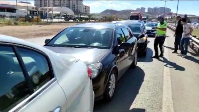 Kırıkkale’de zincirleme trafik kazası: 1 yaralı