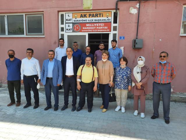 AK Parti Konya Milletvekili Hacı Ahmet Özdemir, Sarayönü’nü ziyaret etti