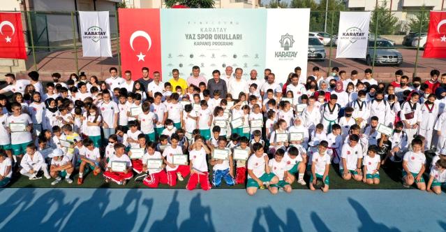 Karatay Yaz Spor Okulları’nın kapanış programı gerçekleştirildi