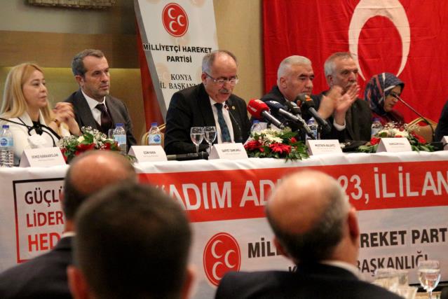 MHP Genel Başkan Yardımcısı Kalaycı, Konya’da “Adım Adım 2023” programında konuştu