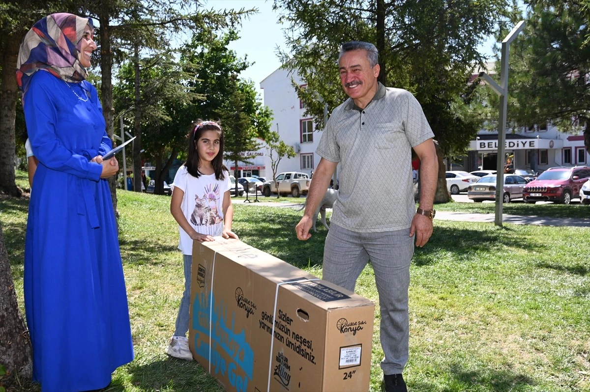 Seydişehir’de çocuklara bisiklet dağıtıldı