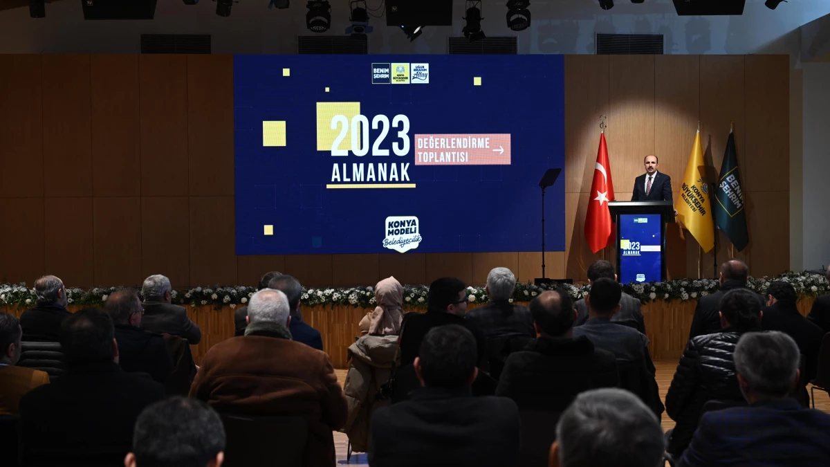 Başkan Altay, Konya Büyükşehir Belediyesi’nin 1 yıllık çalışmalarını değerlendirdi