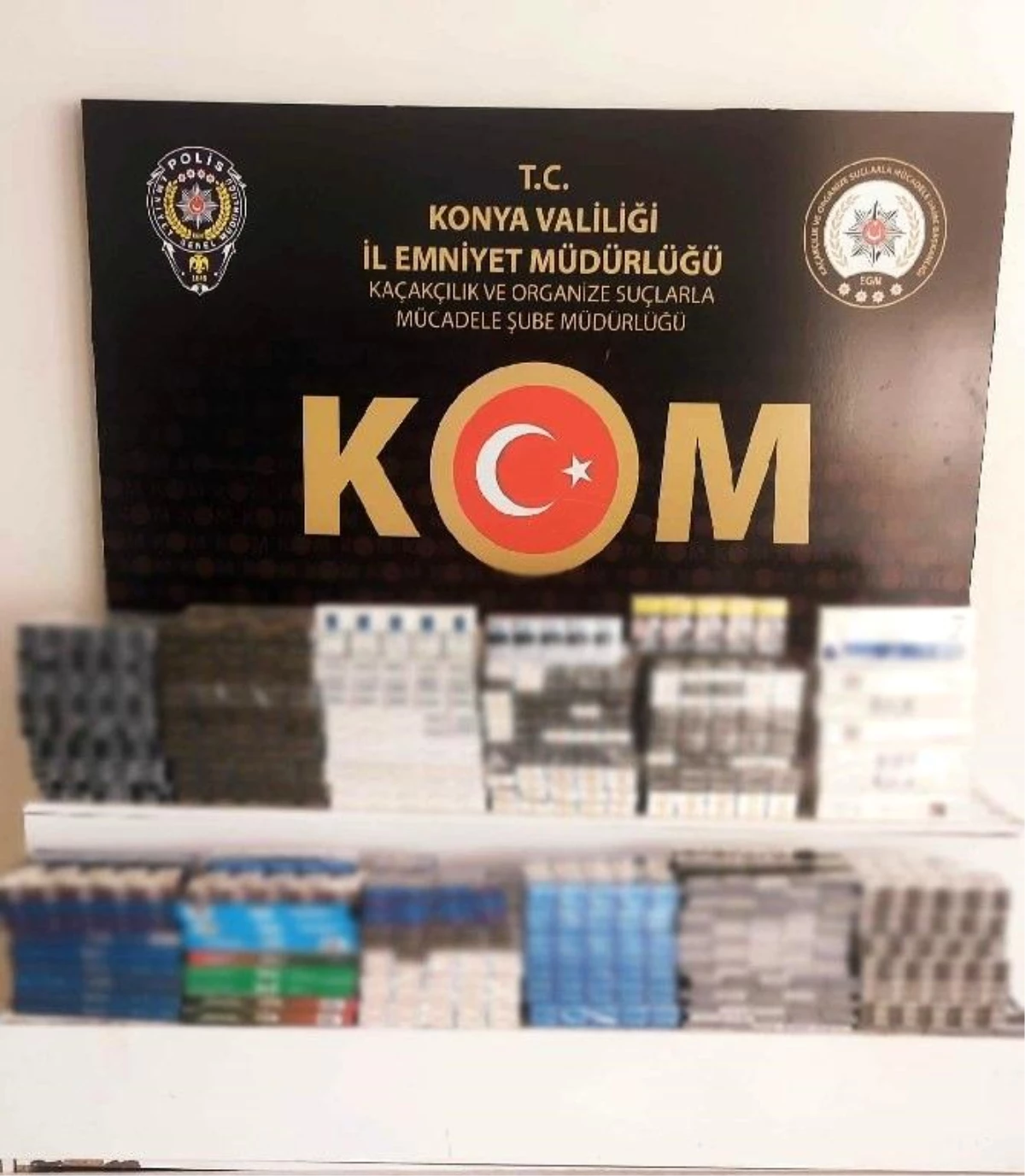 Konya’da Kaçakçılık Operasyonu: Binlerce Kaçak Ürün ve Tarihi Eser Ele Geçirildi