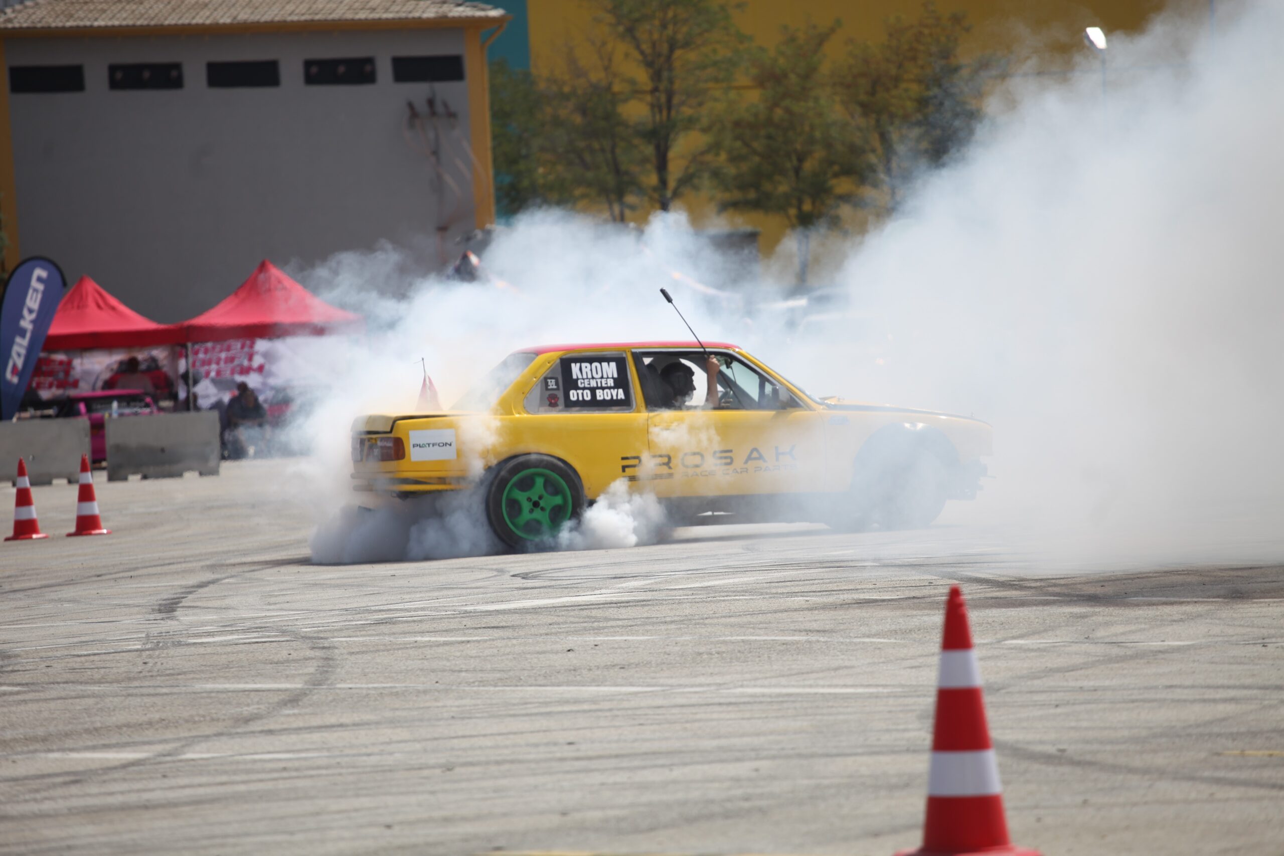 Konya’da İlk Kez Düzenlenen Slalom Yarışı ve Drift Gösterisi Büyük İlgi Gördü