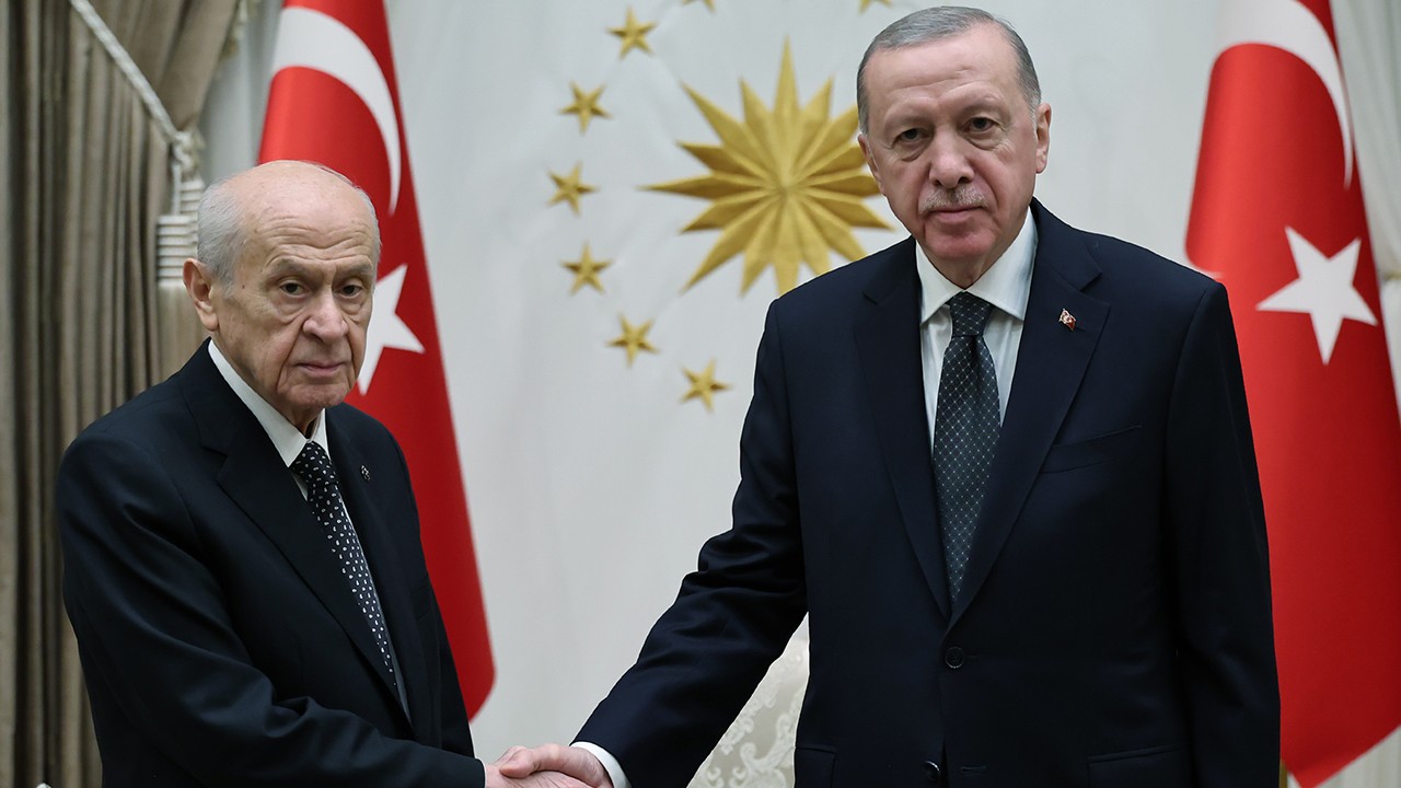 Cumhurbaşkanı Erdoğan, Bahçeli ile bir araya geldi