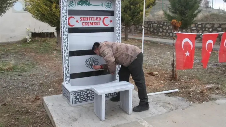 Beyşehir’de şehitler çeşmesi dualarla açıldı