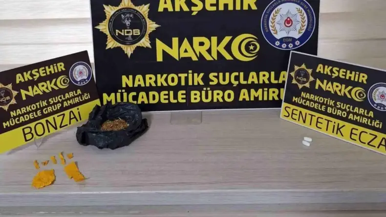 Akşehir’de Uyuşturucu Operasyonu: 9 Gözaltı