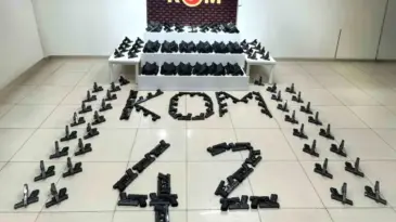 Konya’da Kaçak Silah Operasyonu