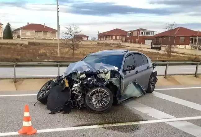 Konya’da Otomobil Kazası: 1 Yaralı