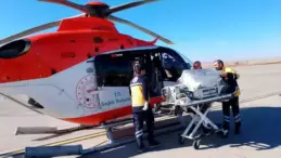 Kalp Rahatsızlığı Olan Bebek, Ambulans Helikopterle Konya’ya Sevk Edildi