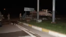 Arı Kovanı Yüklü Kamyonet Devrildi, Polis Hastaneye Kaldırıldı