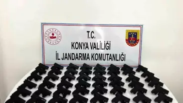 Beyşehir’de 48 Ruhsatsız Tabanca Ele Geçirildi