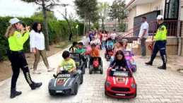 Kulu’da Anaokulu Öğrencilerine Trafik Eğitimi Verildi
