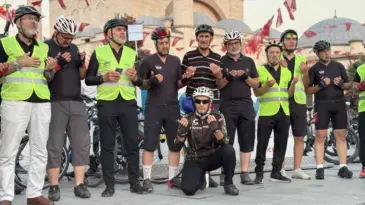 Bisikletçilerden Ahmet Ekizer İçin Anma Sürüşü