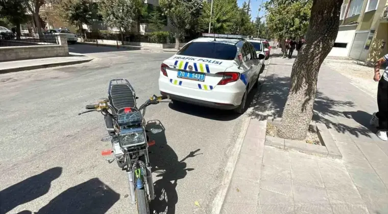 Karaman’da Motosiklet Kazası: 16 Yaşındaki Çocuk Yaralandı