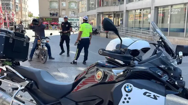 Karaman’da Motosiklet Denetimleri Sürüyor