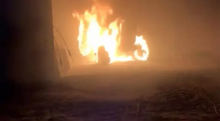 Karapınar’da Yangın: Traktör Kayıp