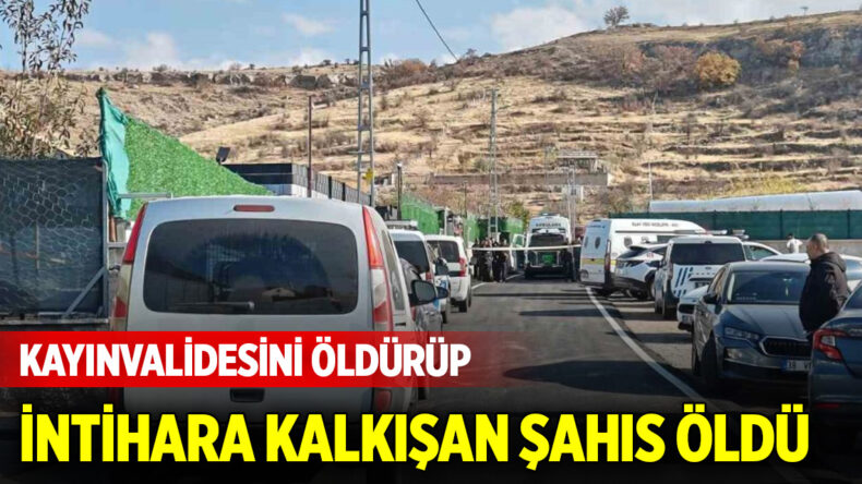 Kayınvalidesini öldürüp intihara kalkışan şahıs öldü