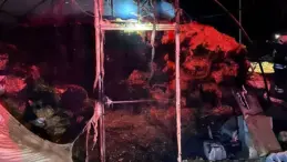 Kulu’da Saman Yangını Kontrol Altına Alındı