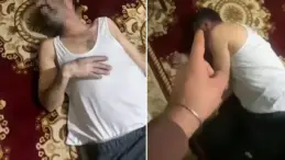 Babasını dövdüğü görüntüleri amcasına yolladı: Gelin bunu buradan alın