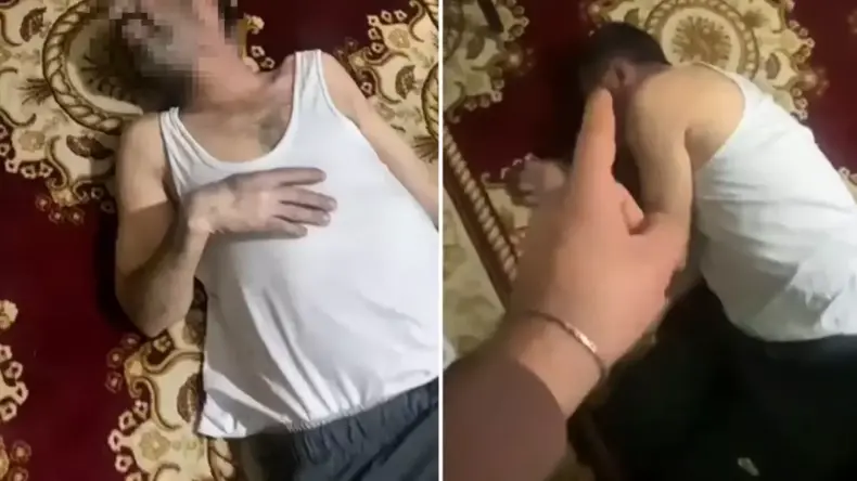 Babasını dövdüğü görüntüleri amcasına yolladı: Gelin bunu buradan alın