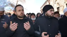 Konya’da Kassam Tugayları üyeleri için gıyabi cenaze namazı kılındı