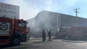 Konya’da Depoda Yangın