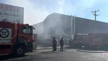 Konya’da Depoda Yangın