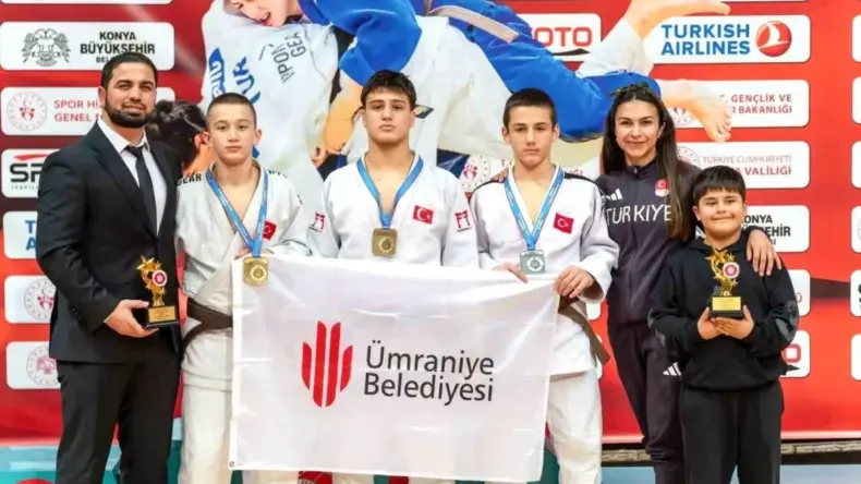 Ümraniye Belediyesi Spor Kulübü’nden Türkiye Şampiyonası’nda çifte altın