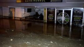 Konya’da dağlık alandan gelen sel etkili oldu