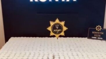 Konya’da Narkotik Operasyonu: 98 Bin Hap Ele Geçirildi